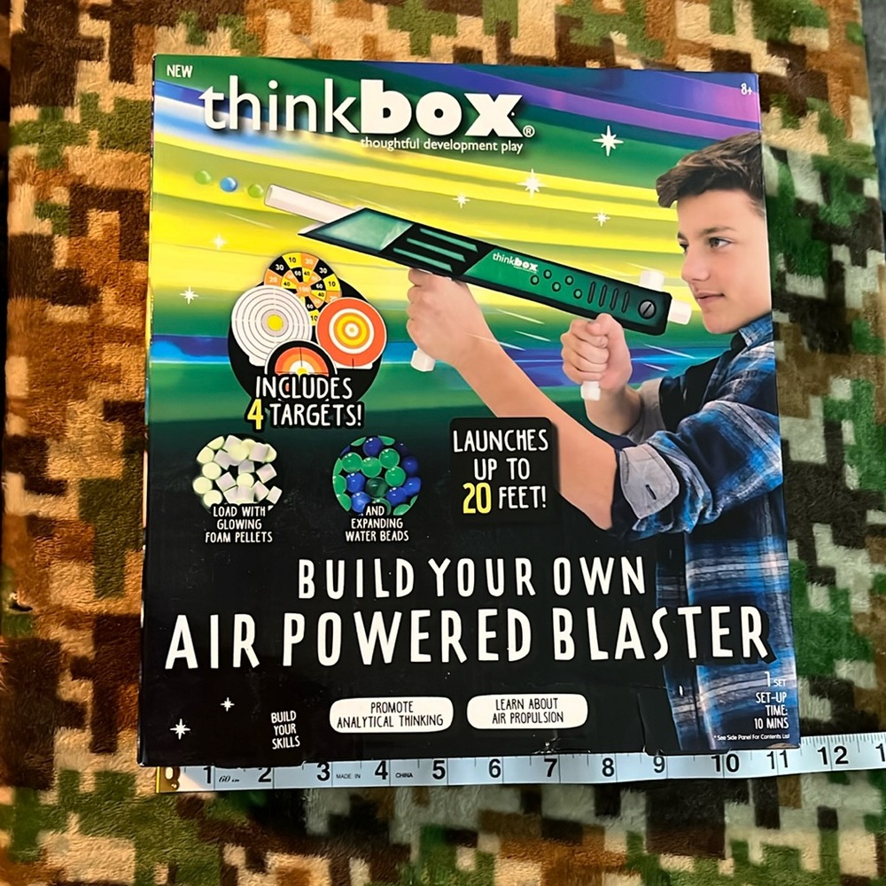 Thinkbox Build your own air powered blaster activity kit- Brand new, never used.